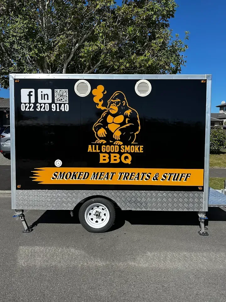 A custom food trailer built and finished in-house