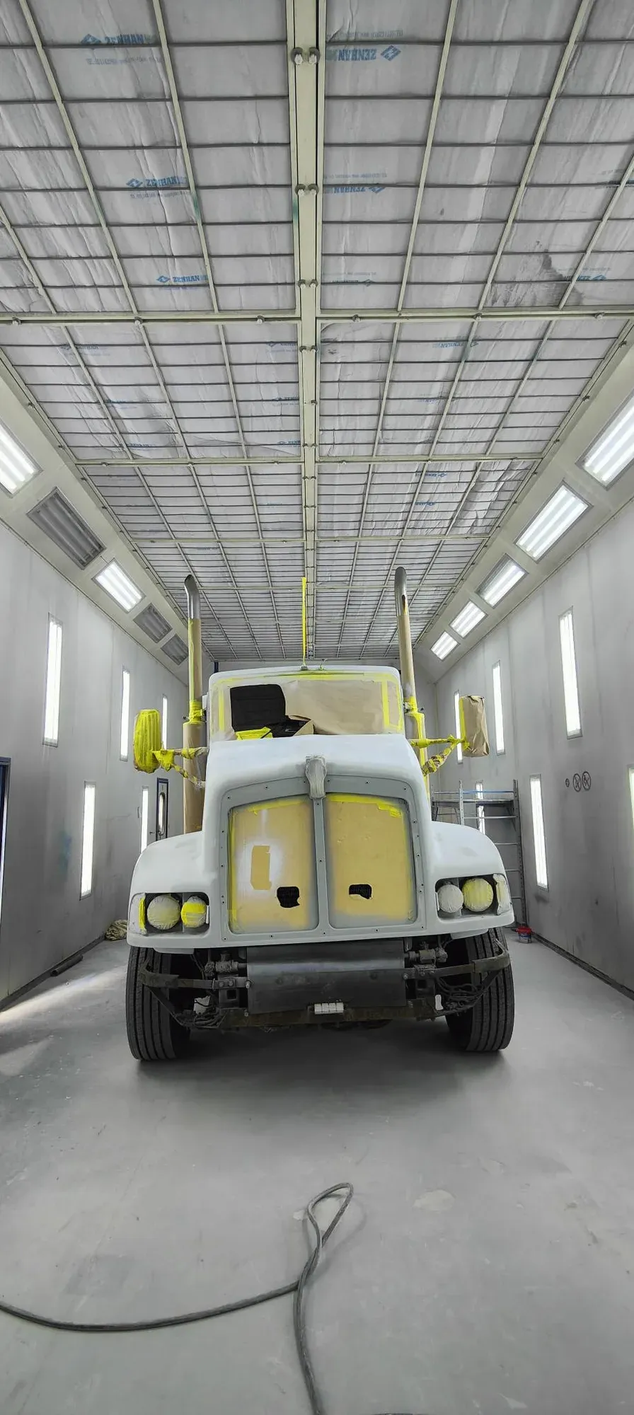 Inside the Autobody & Glass Repairs workshop